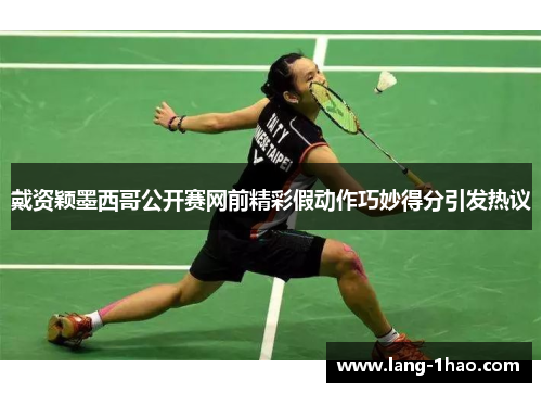 戴资颖墨西哥公开赛网前精彩假动作巧妙得分引发热议 戴资颖墨西哥公开赛网前精彩假动作巧妙得分引发热议